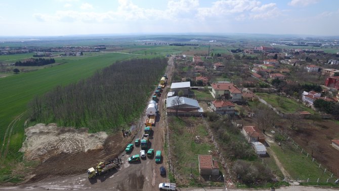 Türkiye'de karayollarında taşınan en ağır yükün belgeseli çekildi