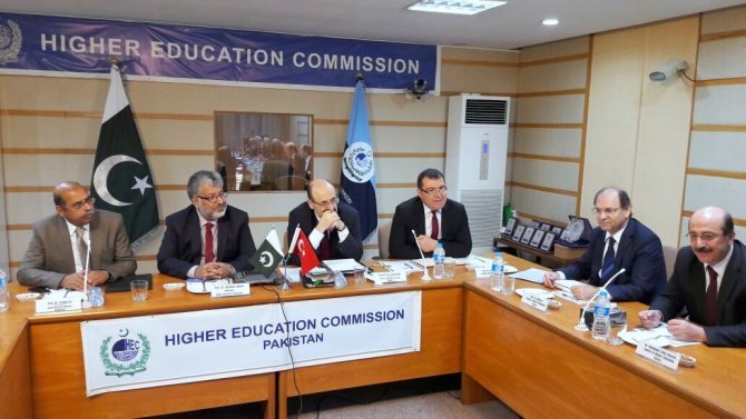 YÖK Başkanı Saraç'ın Pakistan ziyareti