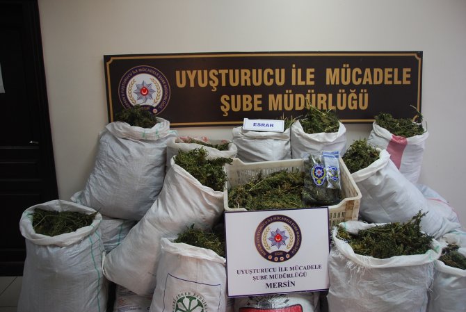 Mersin'de uyuşturucu operasyonu