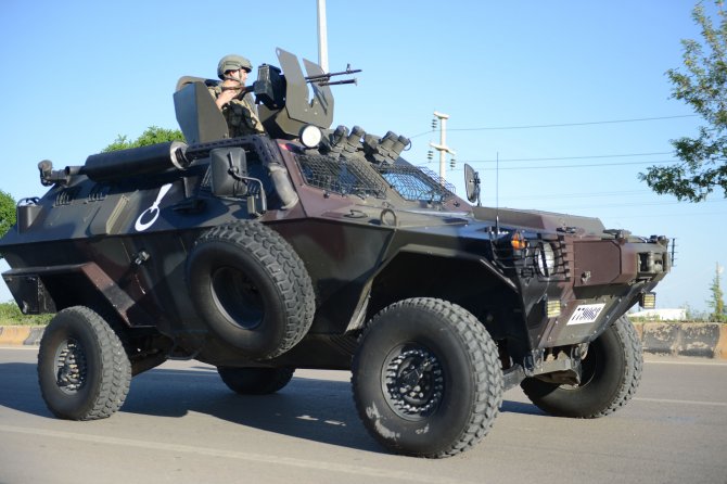 Suriye sınırına askeri sevkiyat