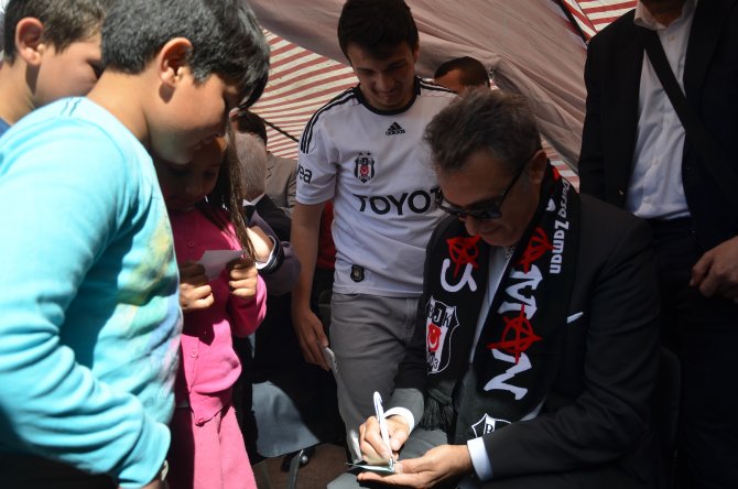 Beşiktaş Kulübü Başkanı Orman okul açılışına katıldı