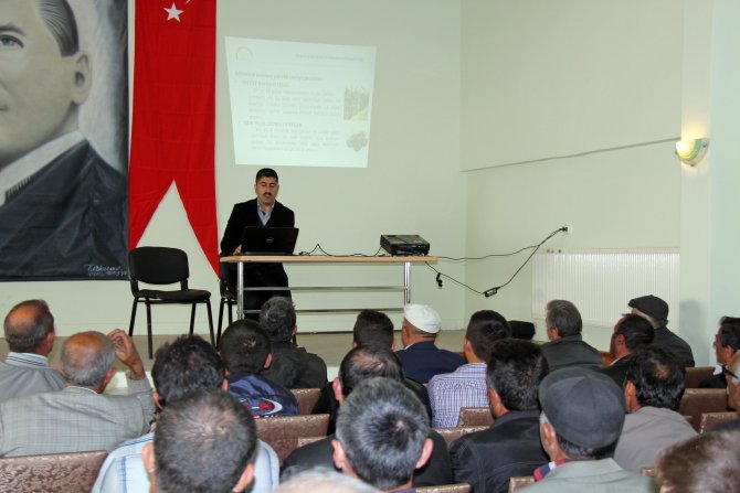 Hafik’te çiftçiler hibe desteği hakkında bilgilendirildi