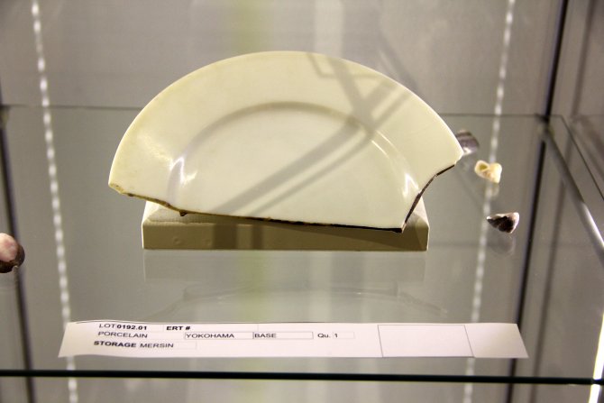 "Ertuğrul Fırkateyni Batığından Çıkarılan Malzemeler, Ertuğrul Sergisi"