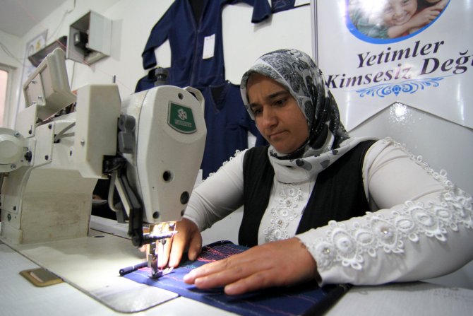 Yetim anneleri iş hayatına atılacak