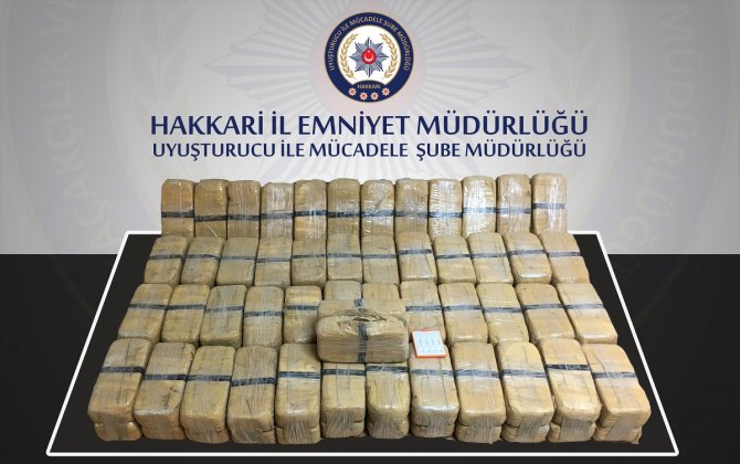 Hakkari'de uyuşturucu operasyonu