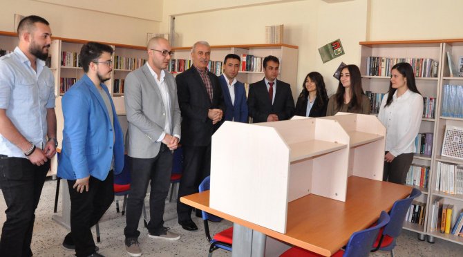 Marmara Üniversitesi öğrencileri Sorgun'da kütüphane kurdu