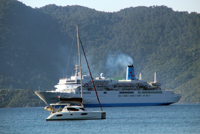 Marmaris'te kruvaziyer turizmi