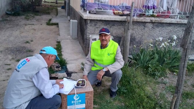 Seydişehir'de, Suriyeli ailelere yardım