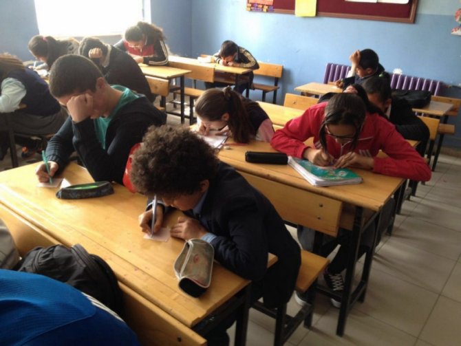 Ulaş'ta öğrencilere TEOG sınavı öncesinde bilgilendirme