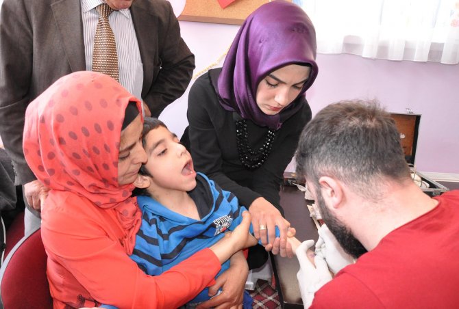 38 engelliye "Sevgi İzi" yapıldı