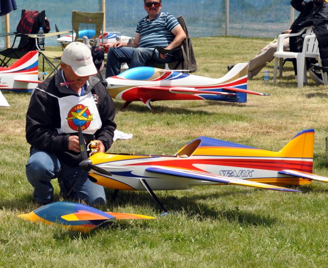 Eskişehir'de model uçak yarışları