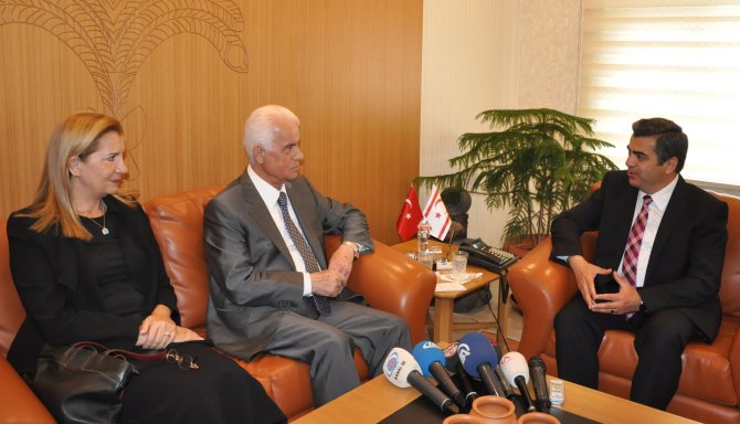 KKTC 3. Cumhurbaşkanı Eroğlu Kayseri'de