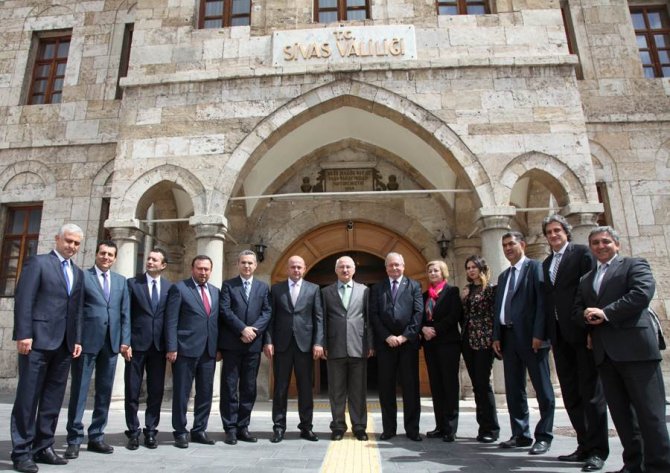 Kosova Büyükelçisi Spahiu, Sivas'ta