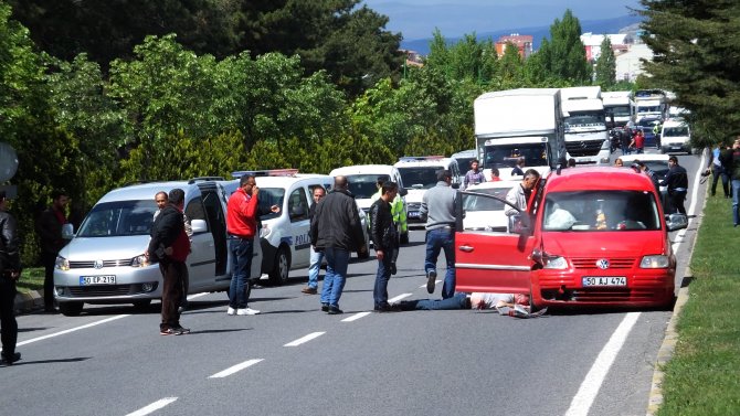 Nevşehir'de şüpheliler polisle çatıştı: 2 yaralı