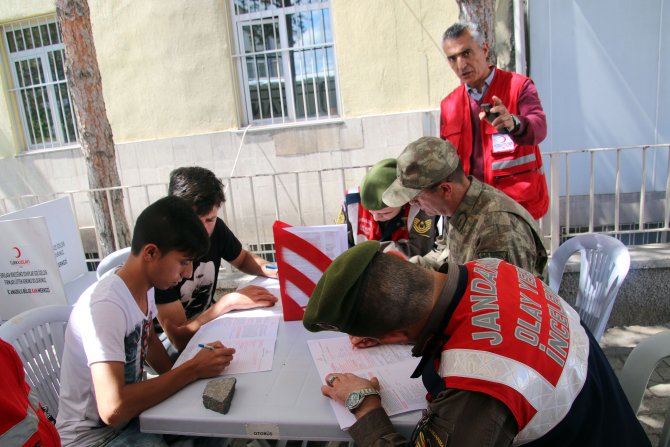 Şarkışla'da kan bağışı