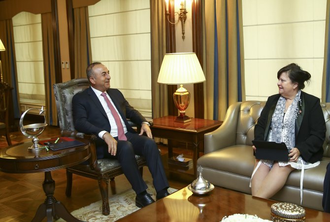 Çavuşoğlu, AKPM raportörleri Vuckovic ve Godskesen’i kabul etti