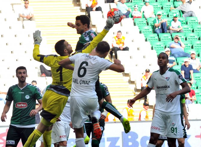 Bursaspor: 1 - Torku Konyaspor: 1 (Maç sonucu)