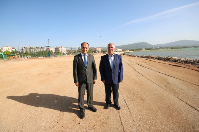 Beyşehir Belediyesi'nden çocuklara özel plaj