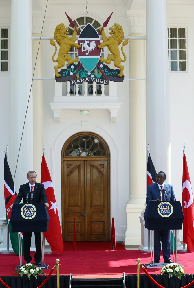 Erdoğan-Kenyatta ortak basın toplantısı