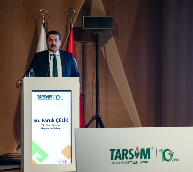 Gıda Tarım ve Hayvancılık Bakanı Çelik: