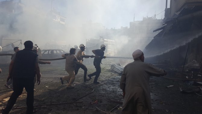 İdlib'e hava saldırısı: 7 ölü, 30 yaralı