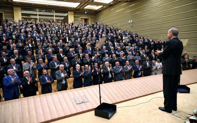 Cumhurbaşkanlığı Külliyesi'nde muhtarlarla iftar programı