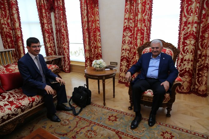 Başbakan Yıldırım Borsa İstanbul Başkanı Karadağ'ı kabul etti