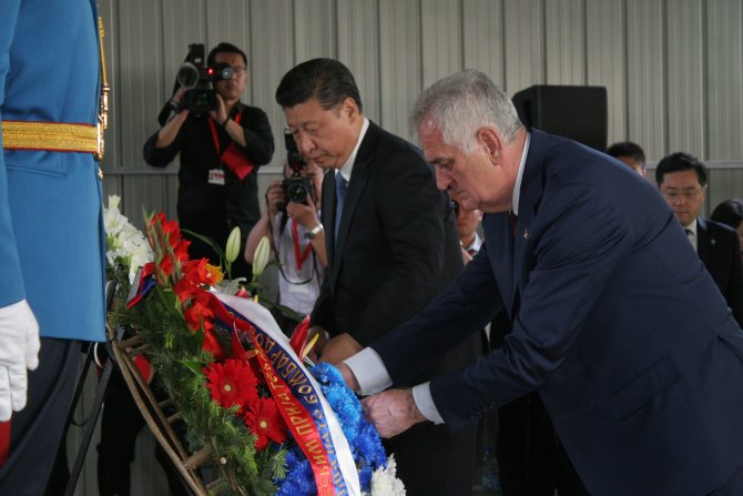 Çin Devlet Başkanı Şi Sırbistan'da
