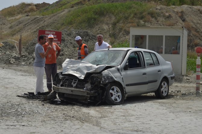 Tekirdağ'da trafik kazası: 1 ölü, 1 yaralı
