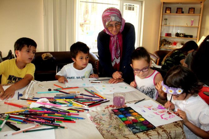 Seydişehir'de yaz resim kursu açıldı