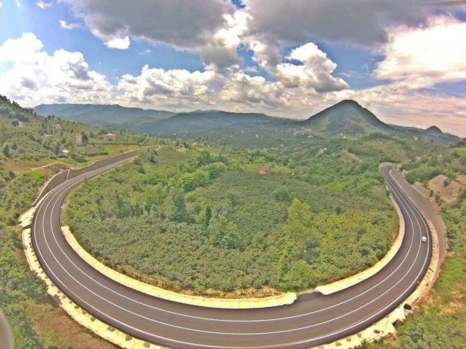 Asırlık proje havadan fotoğraflandı