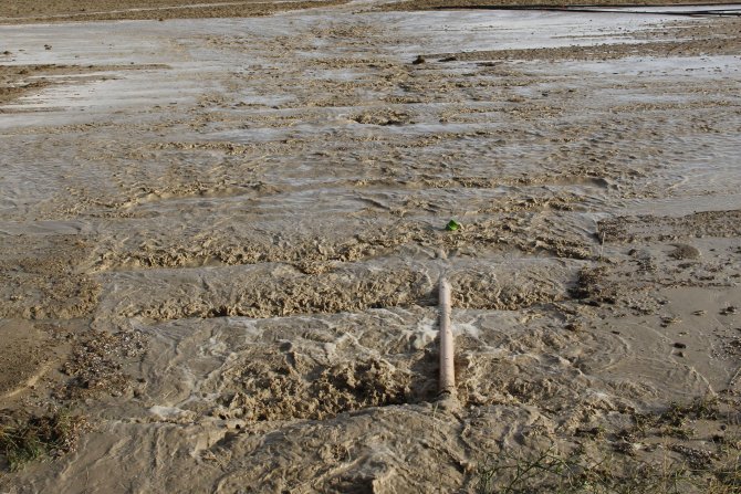 Beypazarı'nda sağanak ve dolu yağışının etkileri
