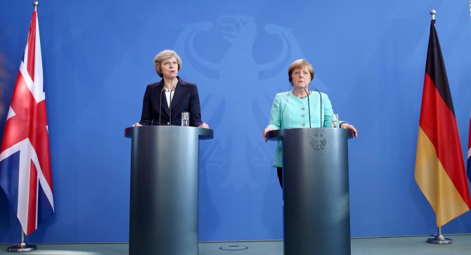 Merkel-May görüşmesi