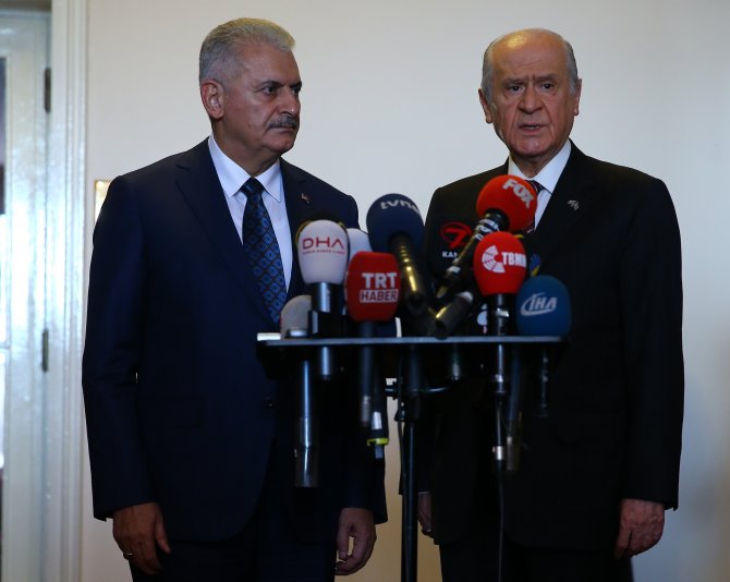 Başbakan Yıldırım-Devlet Bahçeli görüşmesi