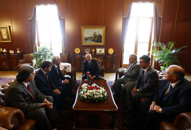 Kahraman, TÜBA Başkanı Acar'ı kabul etti