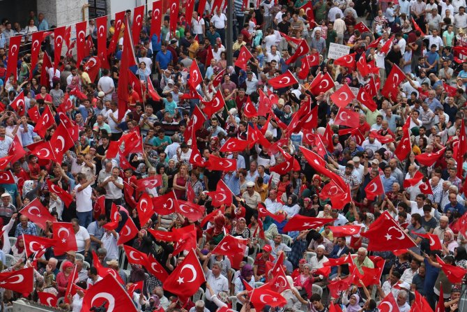 Ordu'da "Demokrasi ve Şehitler Mitingi"