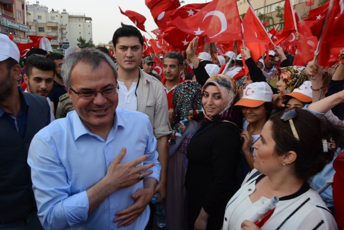 Elazığ, Batman, Mardin ve Şırnak'ta Demokrasi ve Şehitler Mitingi