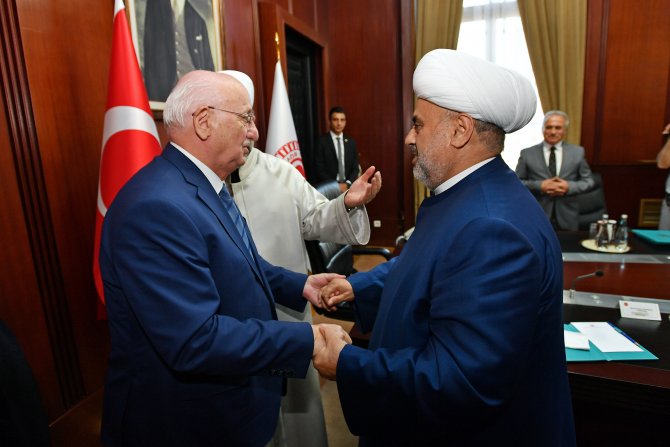 TBMM Başkanı Kahraman'ın kabulü