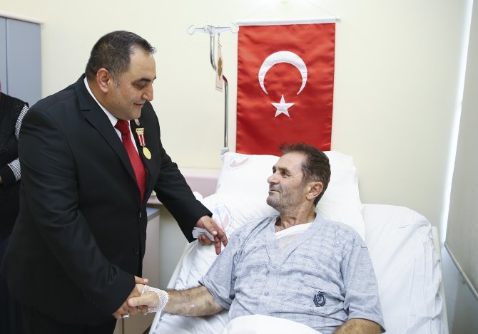 Türkiye Şehit Aileleri ve Gaziler Vakfından yaralılara ziyaret