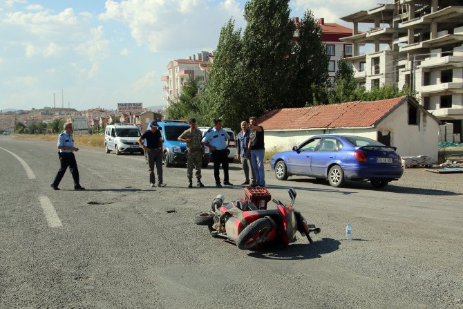 Şarkışla'da trafik kazası: 1 yaralı