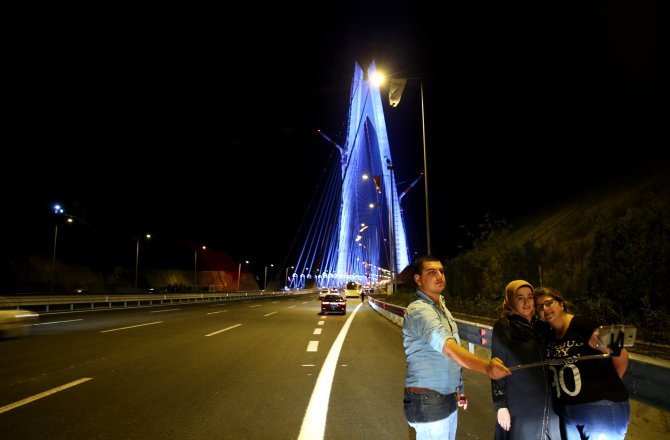 Yavuz Sultan Selim Köprüsü'nde araç geçişleri başladı