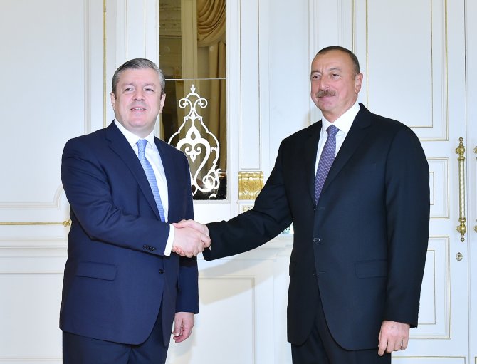 Gürcistan Başbakanı Kvirikaşvili Azerbaycan'da