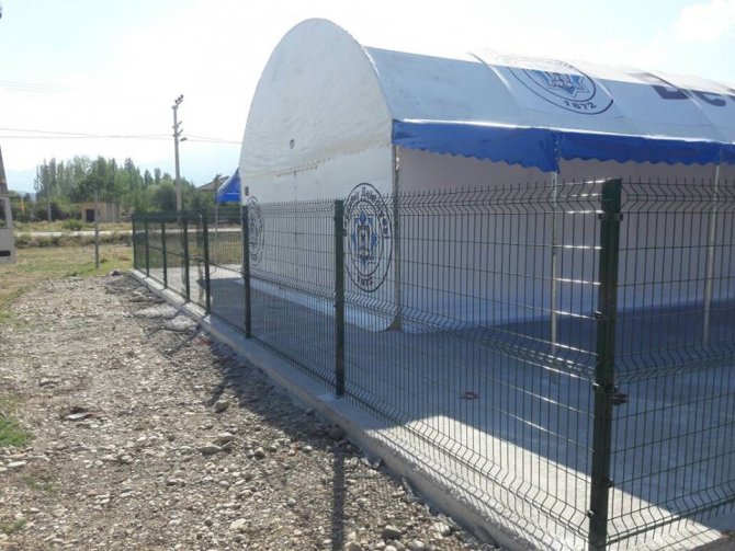 Beyşehir'de düğün salonu yapım çalışmaları