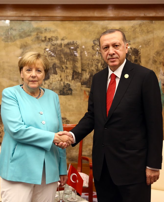 Erdoğan-Merkel görüşmesi