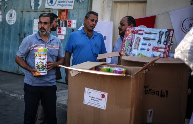 Türkiye'den Gazze'ye gönderilen insani yardım