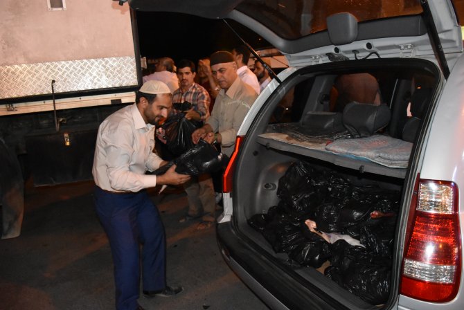 TDV, Nusaybin'de kurban eti dağıttı