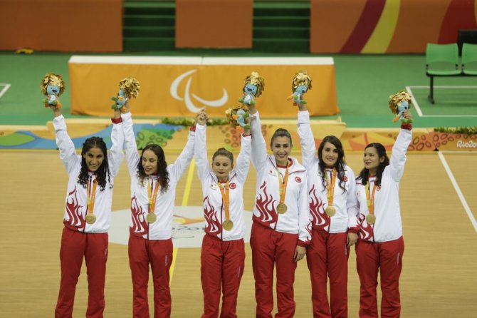 Türkiye, golbolda başarıya doymuyor