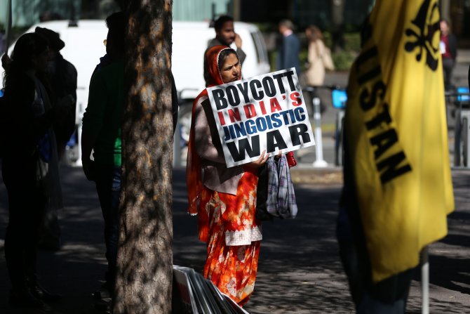 Sihlerden BM önünde "Pencap" eylemi