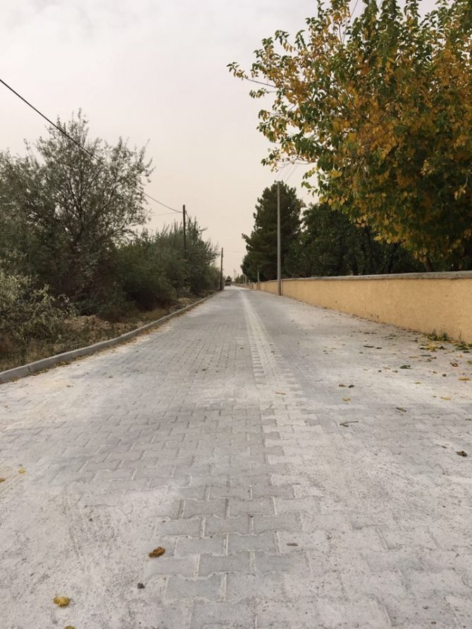 Ayrancı'da üstyapı çalışmaları