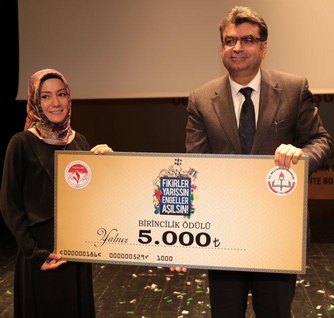 "Özel Eğitim ve Materyal Etkinlik Yarışması" ödül töreni